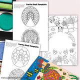 printable turtle craft template