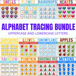Alphabet Tracing Book – Messy Little Monster Shop