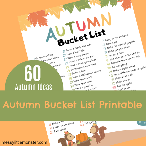autumn bucket list
