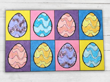 Easter egg pop art
