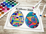 Klee Easter egg templates