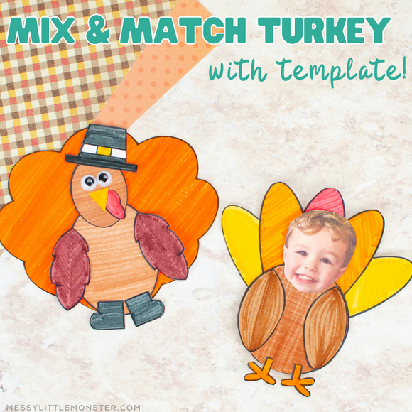 turkey template for turkey craft