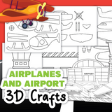 airport and airplane craft