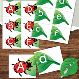 uppercase and lowercase alphabet matching game 