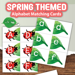 alphabet uppercase and lowercase matching game