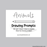 animal drawing prompts