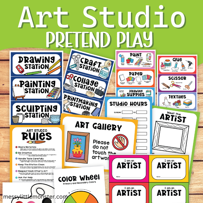 art-studio-dramatic-play-printables-messy-little-monster-shop