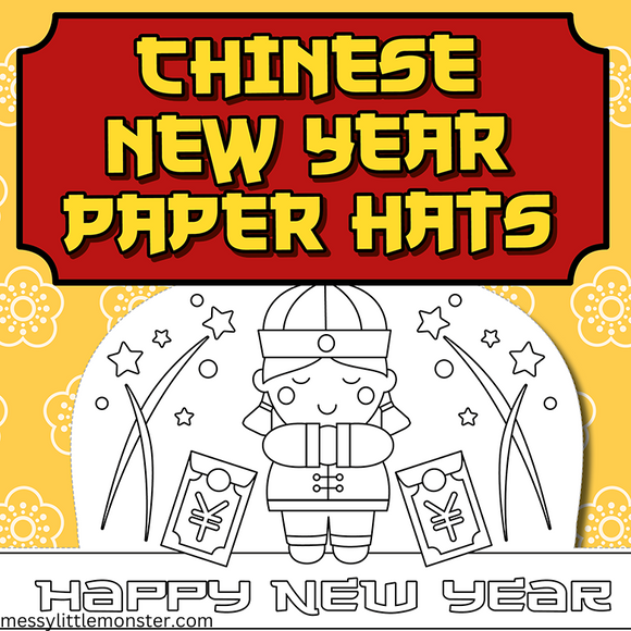 Chinese New Year hat template