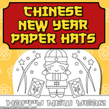 Chinese New Year hat template