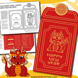 chinese new year red envelope printable