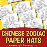 Chinese zodiac paper hats