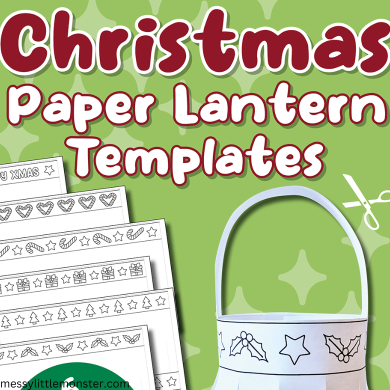 christmas-paper-lantern-template-messy-little-monster-shop for Free Printable Paper Lantern Templates Christmas Paper Lantern Template – Messy Little Monster Shop for Free Printable Paper Lantern Templates