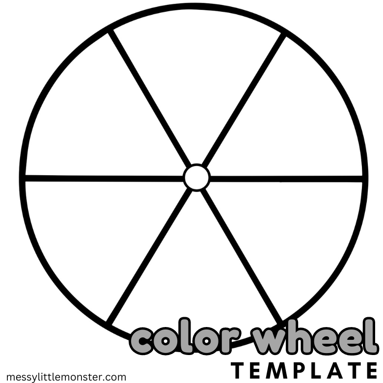Color Wheel Template – Messy Little Monster Shop color-wheel-template-messy-little-monster-shop