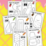 cut and paste popsicle craft