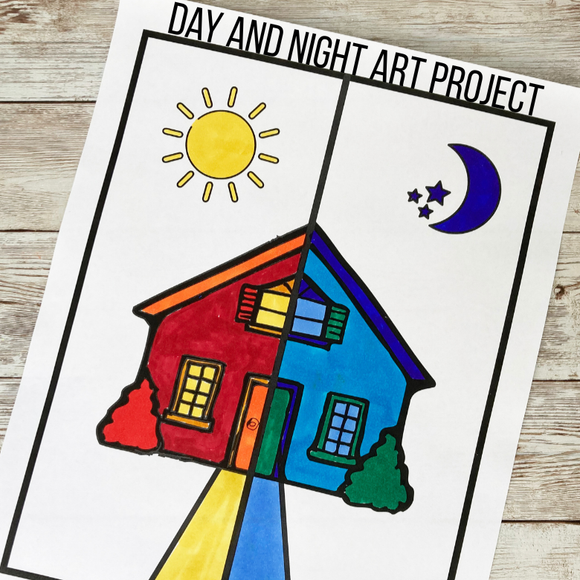 day and night printable