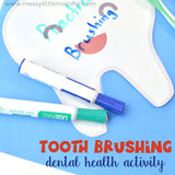 tooth brushing dental health activity