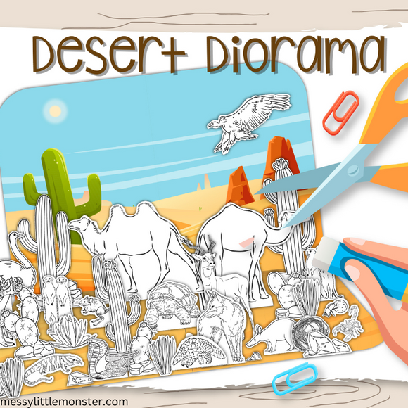 Desert Diorama Printables Messy Little Monster Shop desert-diorama-printables-messy-little-monster-shop