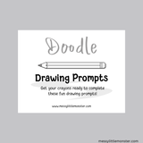 doodle drawing prompts for kids