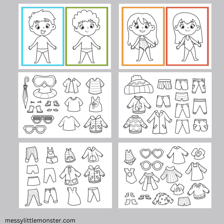 Dress Up Paper Dolls Printable - What season is it? – Messy Little Monster Shop dress-up-paper-dolls-printable-what-season-is-it-messy-little-monster-shop