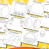 kids easter drawing prompts
