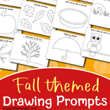 fall drawing prompts for kids