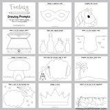 fantasy drawing prompts for kids