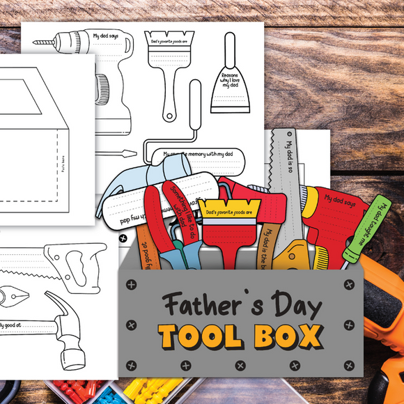 Father's Day toolbox craft