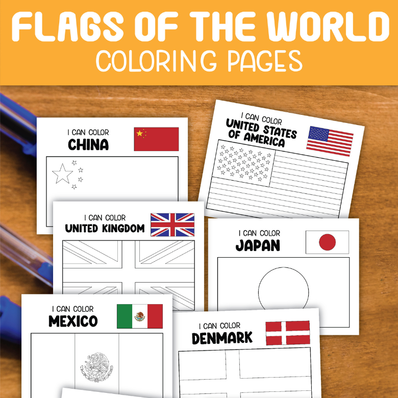 flag-coloring-pages-messy-little-monster-shop for Flags Of The World Free Printables Flag Coloring Pages – Messy Little Monster Shop for Flags Of The World Free Printables