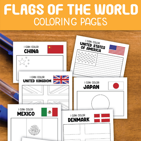 Flag Coloring Pages