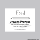 food drawing prompts for kids