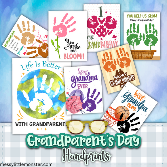 grandparents day handprint crafts