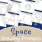outer space drawing prompts
