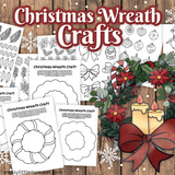paper christmas wreath craft