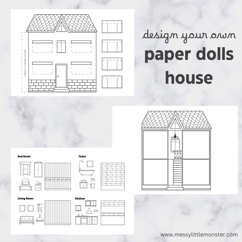 Paper Dolls House Printable – Messy Little Monster Shop paper-dolls-house-printable-messy-little-monster-shop