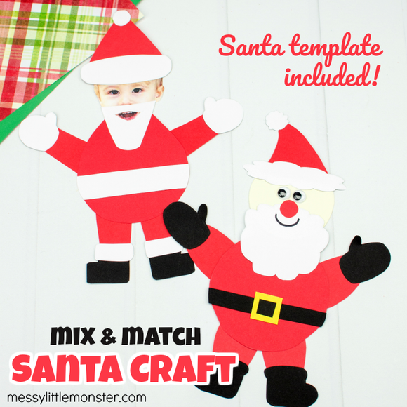 santa craft template