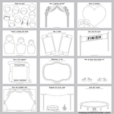 black and white people themed printable activities for kids