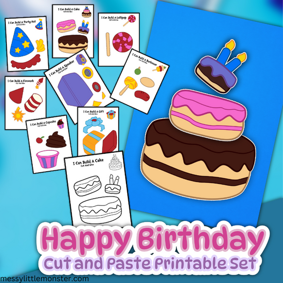 printable birthday card craft