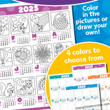 Printable Calendar for Kids 2025