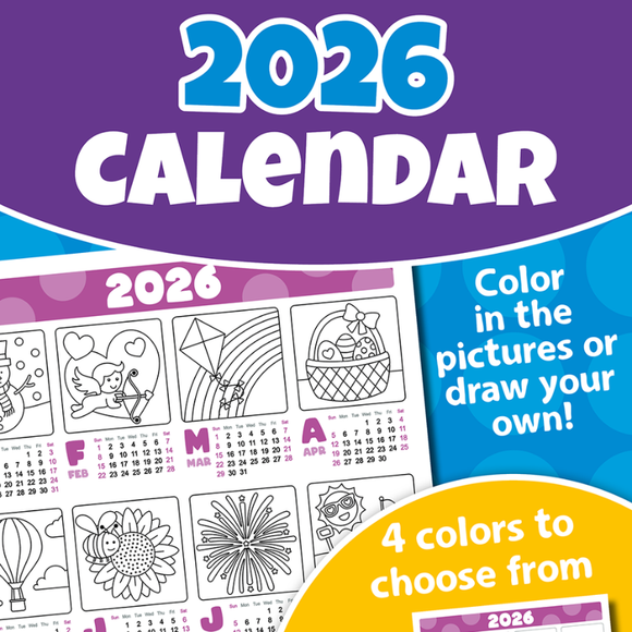printable calendar for kids