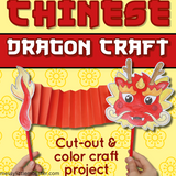 chinese dragon puppet template