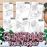 printable christmas tree topper craft