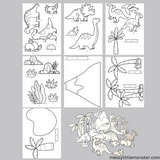 dinosaur craft printables