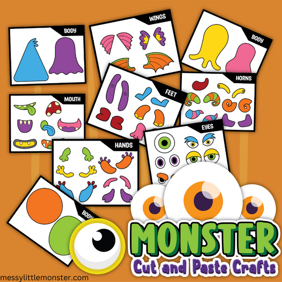 printable monster craft