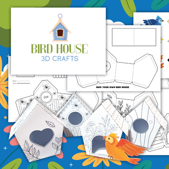 paper bird house craft