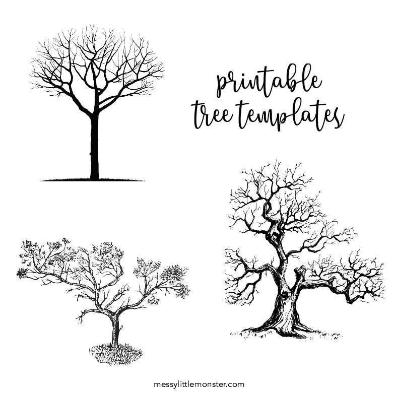 Tree Template – Messy Little Monster Shop