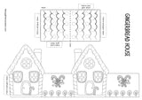 paper gingerbread house template