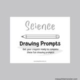 science drawing prompts for kids
