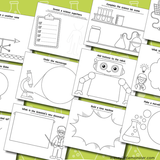 science drawing prompts for kids