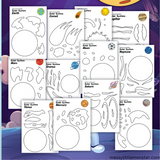 cut and paste solar system craft printable