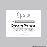 space drawing prompts